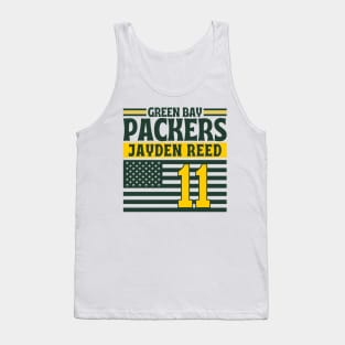 Green Bay Packers Reed 11 American Flag Football Tank Top